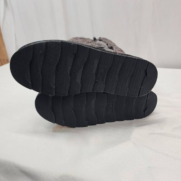 MUK LUKS Women's Size 10 Felicity Boots Purple Winter Comfort Warm Knitted Tall - Picture 7 of 7